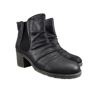 BareTraps Shoes Womens 6.5 Booties Drennan Distressed Slouchy Ankle Boot Fashion